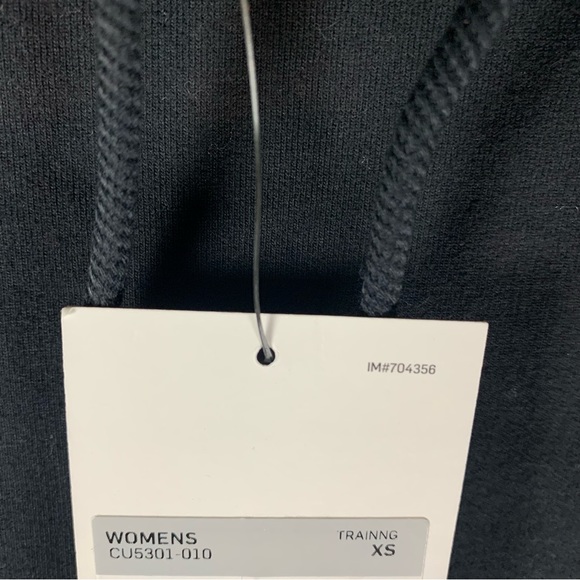 Women’s Nike Yoga Funnel Neck Pullover Sweatshirt‎ Black Size XS NWT 5692 - Picture 8 of 8